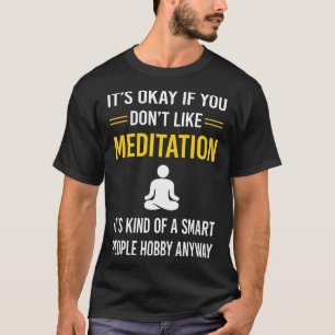 Camiseta Mindful de Meditação de Pessoas Inteligentes
