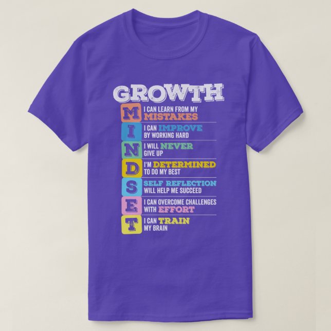 Camiseta Mindset de Crescimento (Frente do Design)
