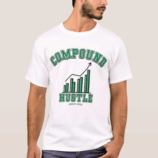 Camiseta Mindset do Construtor de Riqueza Diária de Engrena (Frente)