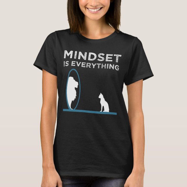 Camiseta Mindset É Tudo Citação Motivacional (Frente)