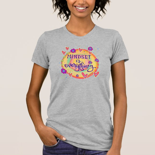 Camiseta Mindset é tudo muito divertido Inspirividade Color (Frente)