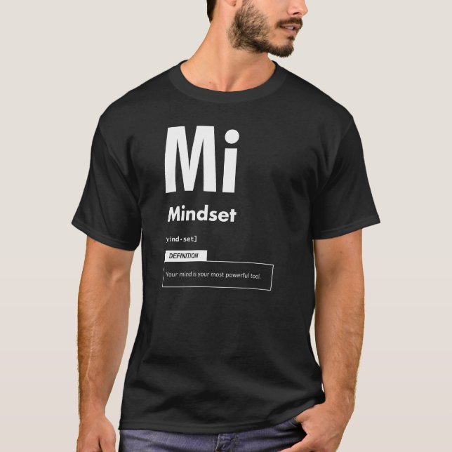 Camiseta Mindset - Elemento De Sucesso - Motivacional (Frente)