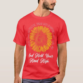 Camiseta Mindset Friendly Advice Sunflower Lover Sunny Insp