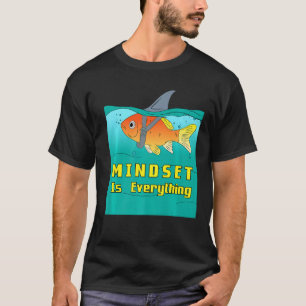 Camiseta Mindset Goldfish Shark Aquarist Fishbowl Pet