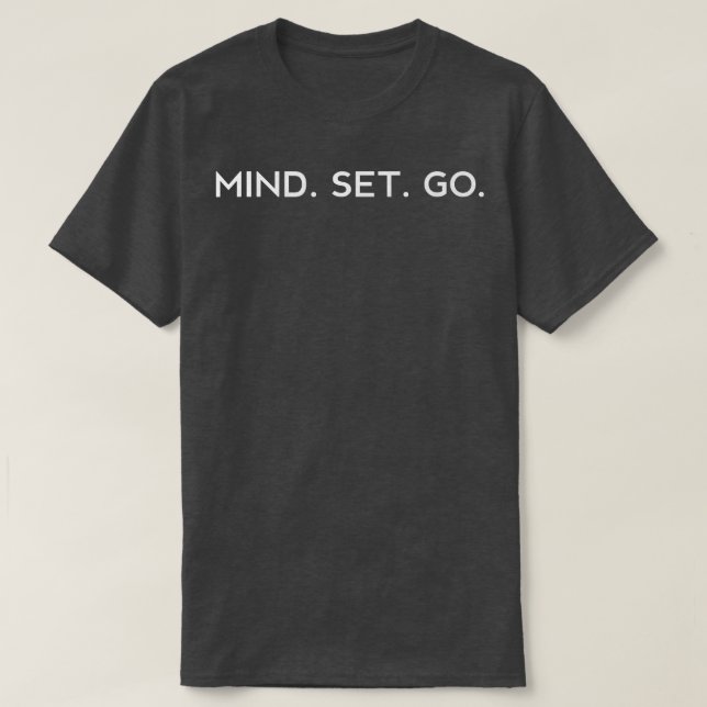 Camiseta Mindset Mentset de Crescimento Slogan Sala de aula (Frente do Design)