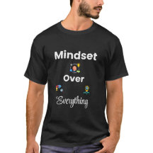 Camiseta Mindset Over Everything | Inspiradora