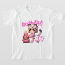 Camiseta Minecraft Aphmau, Birthday BFF, Cute Youtuber, KC