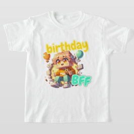 Camiseta Minecraft Aphmau, Melhor Amigo de Birthday, Cute N