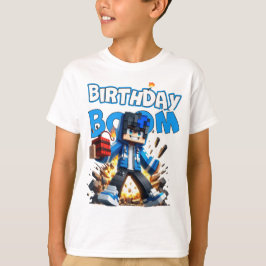 Camiseta Minecraft Birthday Boom, Legal Boy, TNT Dynamite,