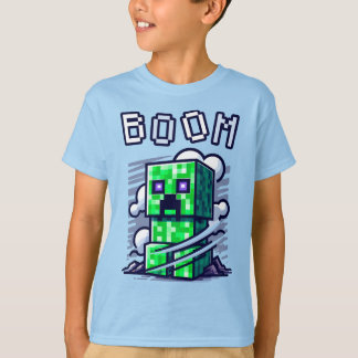 Camiseta Minecraft Creeper, BOOM, Minecrafter, Legal T-Shir