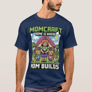 Camiseta Minecraft mom happy mother day girl