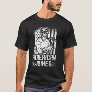 Camiseta Mineiro Americano Aurum Miner Mine, Prospecção Dou