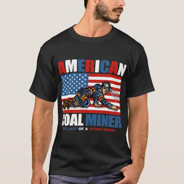 CAMISETA MINEIRO DE CARVÃO AMERICANO (Frente)