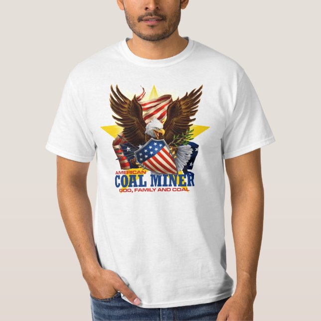 CAMISETA MINEIRO DE CARVÃO AMERICANO (Frente)