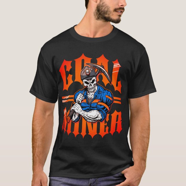 CAMISETA MINEIRO DE CARVÃO CEIFADOR (Frente)