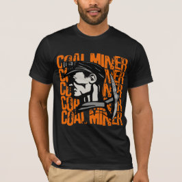 Camiseta mineiro de carvão vintage