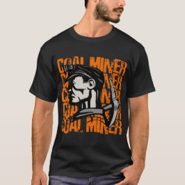 Camiseta mineiro de carvão vintage