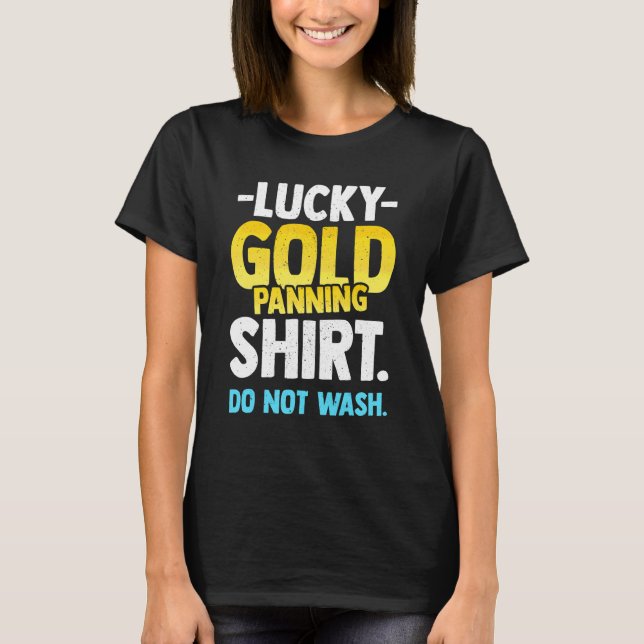 Camiseta Mineiro de Garimpo de Ouro (Frente)