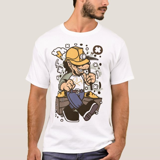 Camiseta Mineiro de ouro do lobo (Frente)