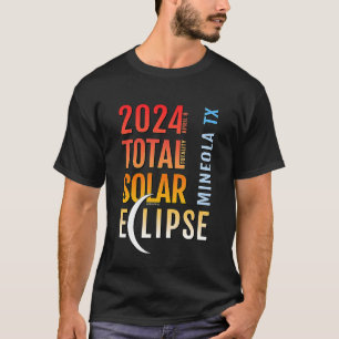 Camiseta Mineola Texas TX Total Eclipse Solar 2024 5
