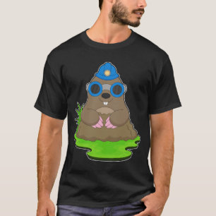 Camiseta Mineração de capacete da Mineração Mole Miner