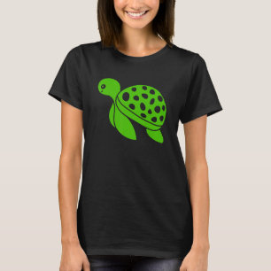 Camiseta Mineração marinha no oceano verde