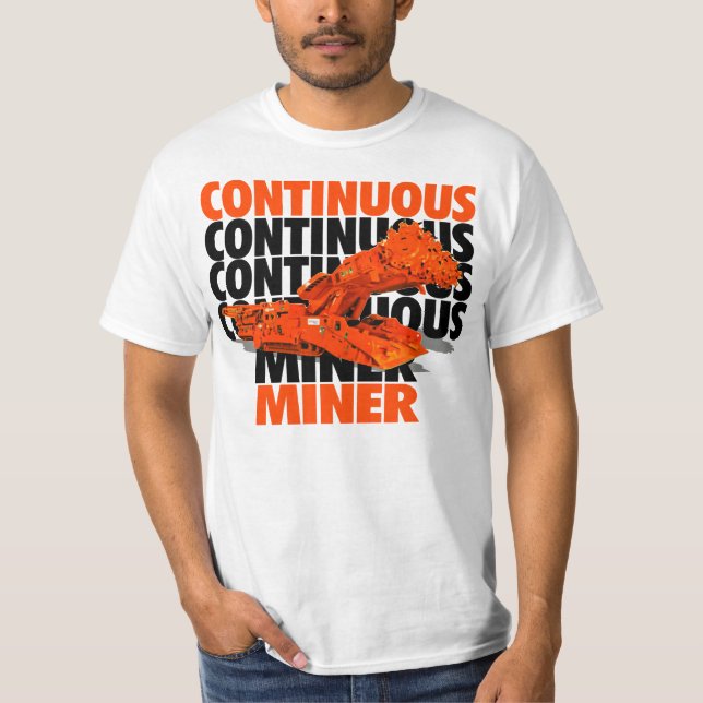 CAMISETA MINERADOR CONTÍNUO (Frente)