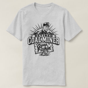 CAMISETA MINERADOR DE CARVÃO APOSENTADO