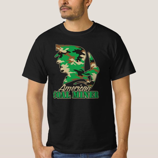 CAMISETA MINERADOR DE CARVÃO CAMO (Frente)