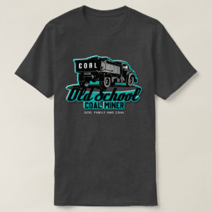 CAMISETA MINERADOR DE CARVÃO ESTILO CLÁSSICO