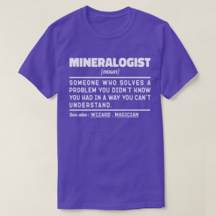 Camiseta Mineralogista Noun Geology Science Lover Legal