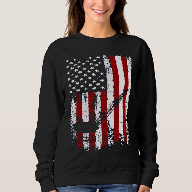 Camiseta Miners Patriotic American Flag Retro Men Women Min (Frente)