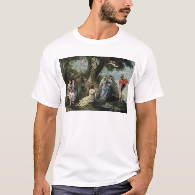Camiseta Minerva com os musas (Frente)