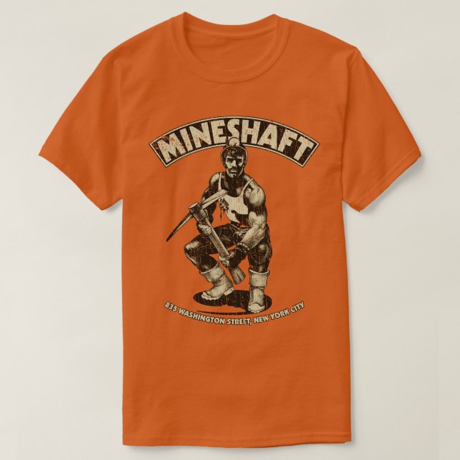 Camiseta Mineshaft NYC 1976 (Frente do Design)