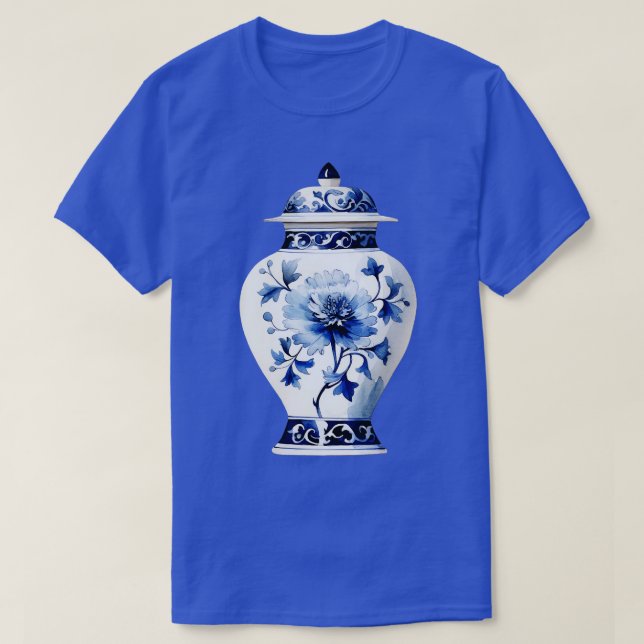 Camiseta Ming vase ginger jar (Frente do Design)
