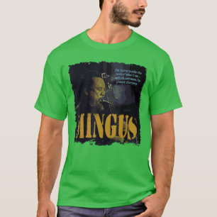 Camiseta Mingus Sabedoria de Jazz Baixista Músico engraçado