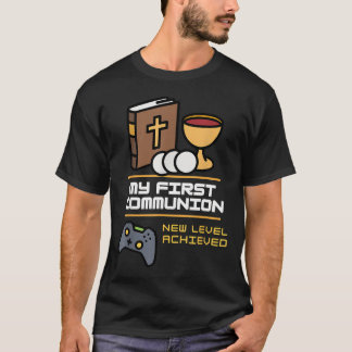 Camiseta Minha 1ª Primeira Comunhão 2026 Meninos Meninas Vi