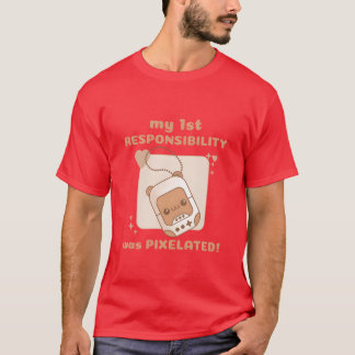 Camiseta minha 1ª Responsabilidade era Pielated Bear Gamer