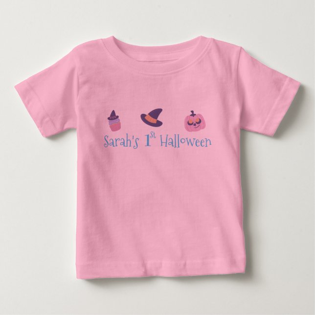 Camiseta Minha abóbora rosa rosa de 1rua, personalizada (Frente)