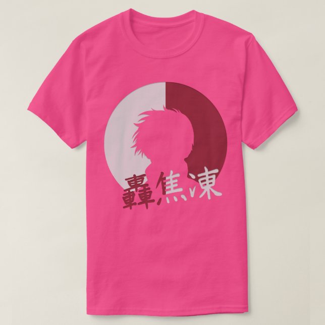 Camiseta Minha Academia Hero Todoroki FireIce (Frente do Design)