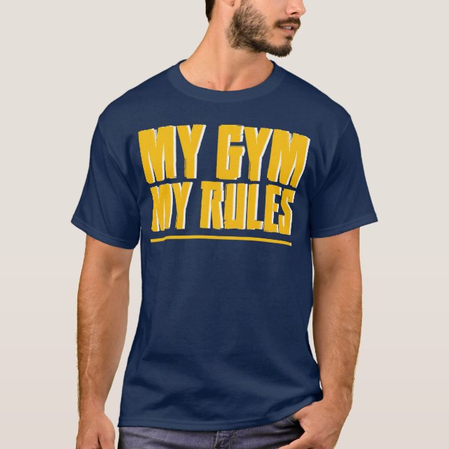 Camiseta Minha academia, minhas regras garota (Frente)