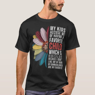 Camiseta Minha Acusam Me De Ter Um Filho Favorito Meu