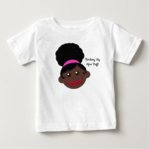 Camiseta Minha Afro Puff Balançando! Cabelo Natural de Cria