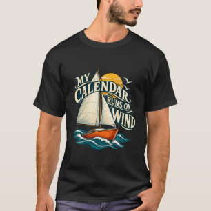 Camiseta Minha Agenda Funciona com Vento
