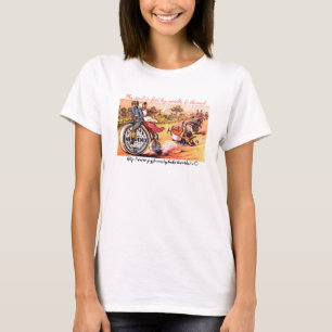 Camiseta "Minha alma é alimentada por agulha e fio"
