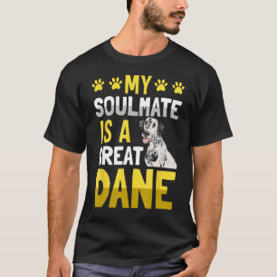 Camiseta Minha alma gêmea é um ótimo cão de dança engraçado