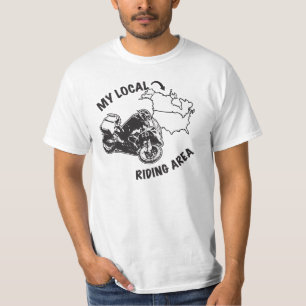 Camiseta Minha área de montada dos ADV locais - eu estive