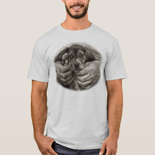 Camiseta Minha arte fotográfica do filhote de cachorro do