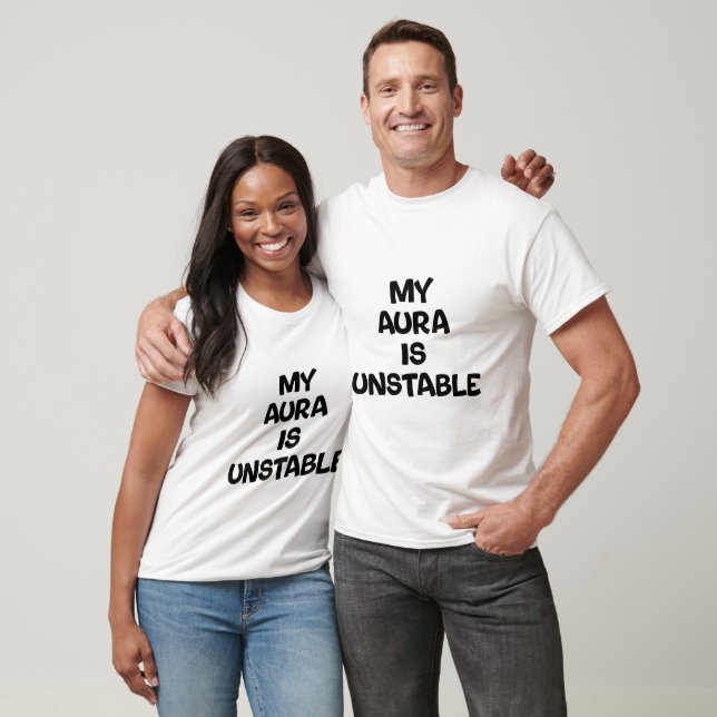 Camiseta Minha aura é instável (Unissex)