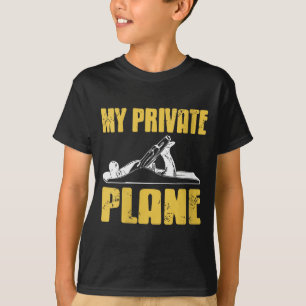 Camiseta Minha Avião Particular Feminino Humor de Ferrament